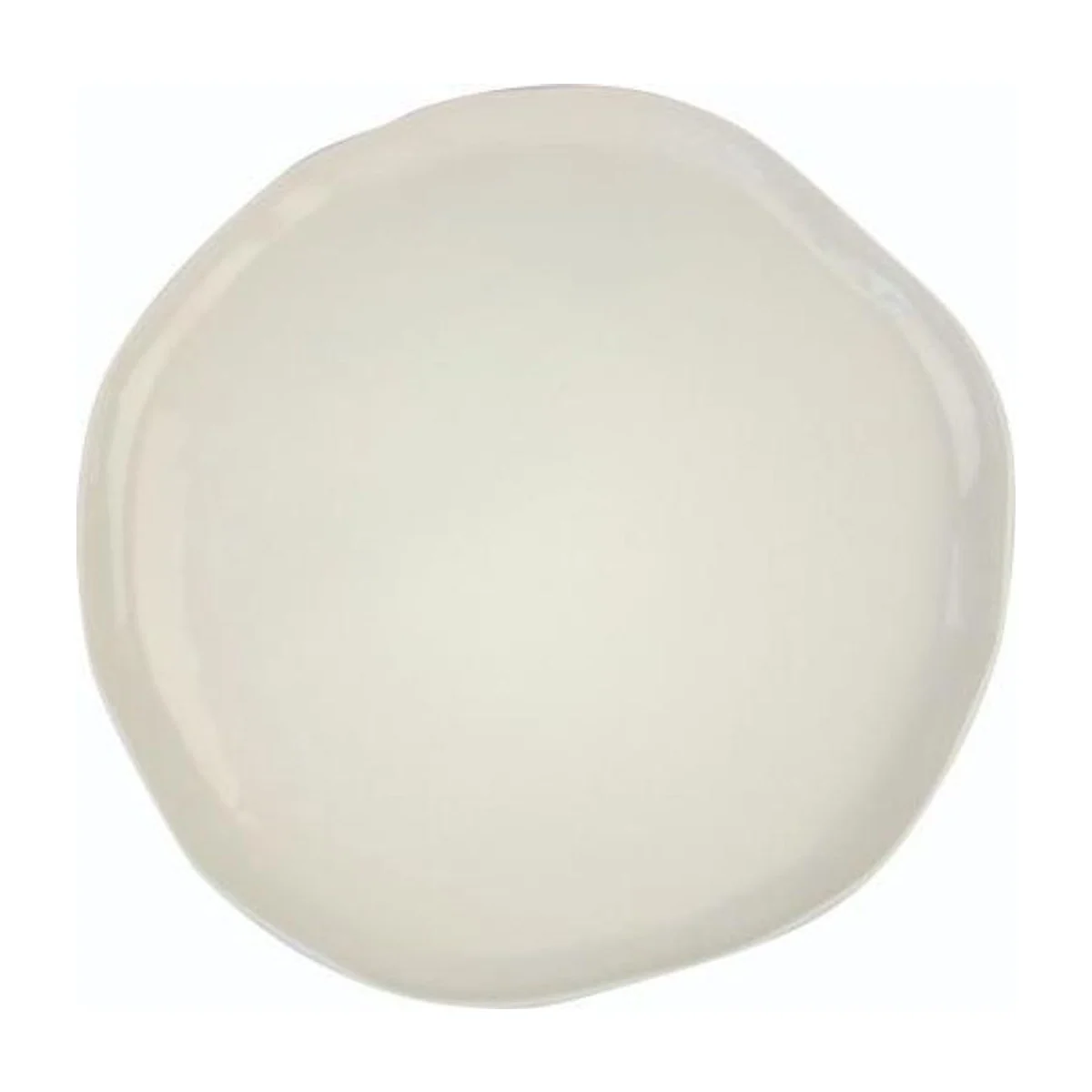 Assiette plate en grès Tam Ida, Pearl - lot de 4 pcs